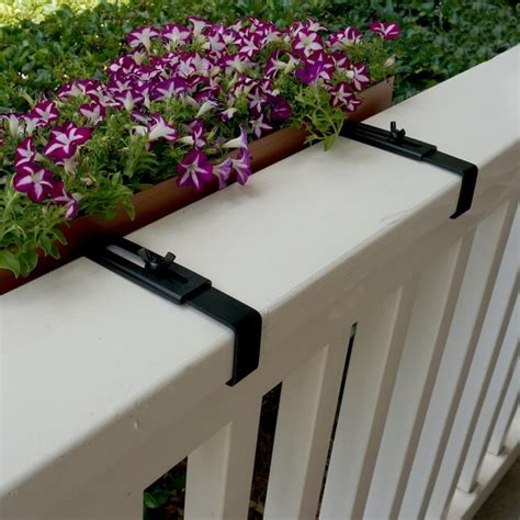 patio life2-pack 6.75-in steel window box brackets|2.